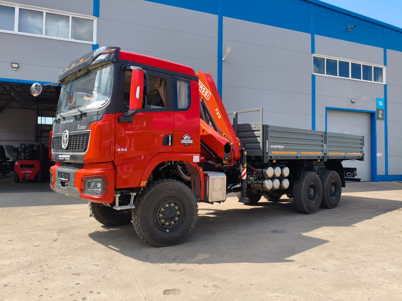 SHACMAN 6x6 с КМУ FASSI F215A.0.22