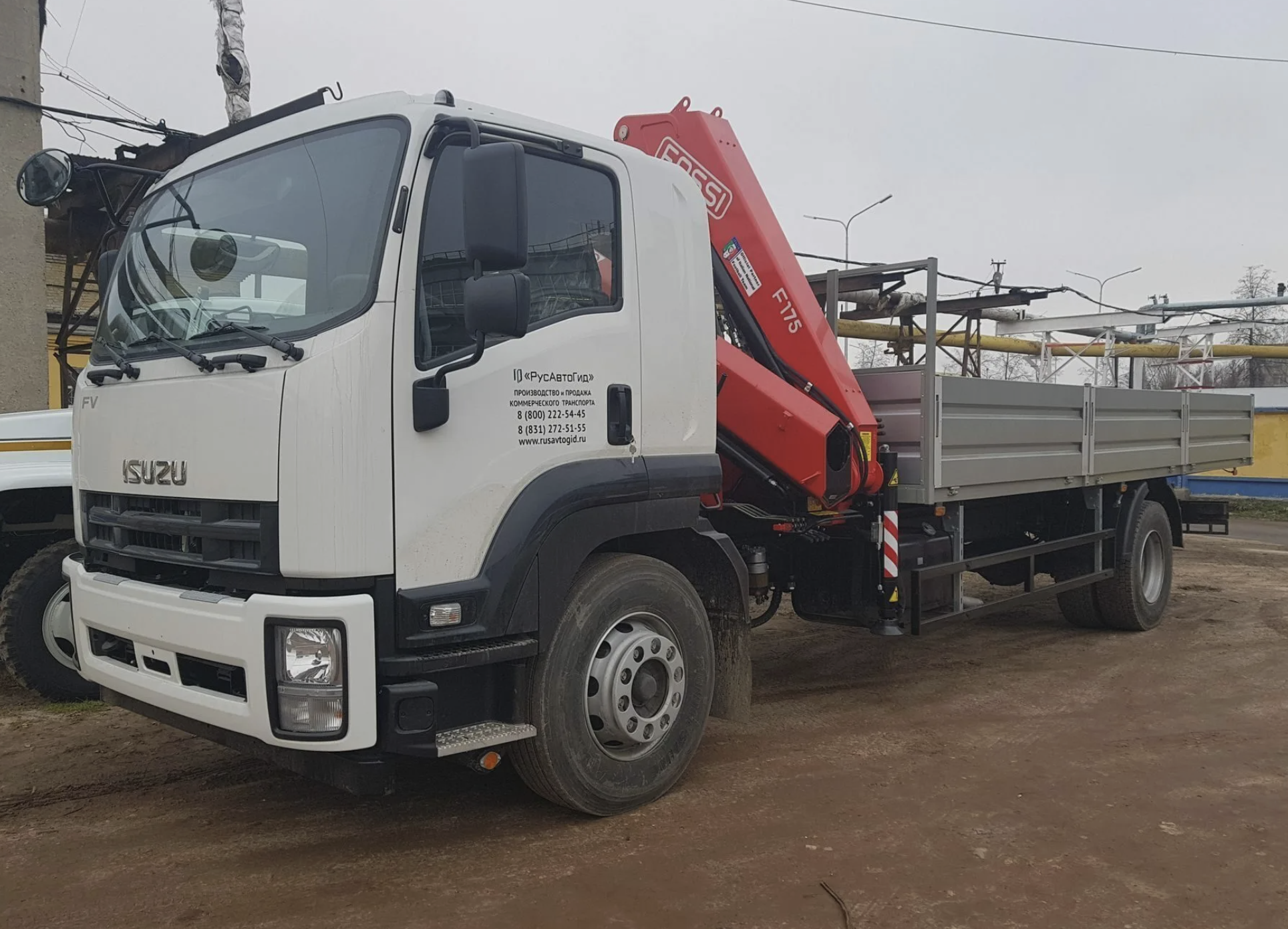 ISUZU FSR34 c КМУ FASSI F175A.0.22
